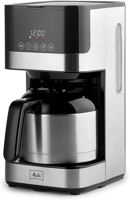 Melitta Drip Coffee Maker with Thermal Carafe - White, 10 c - Pay