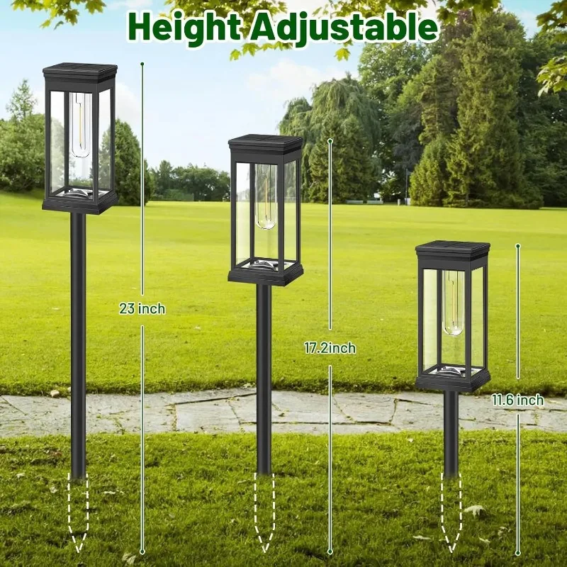 Waterproof Solar Pathway Lights Energy Efficient