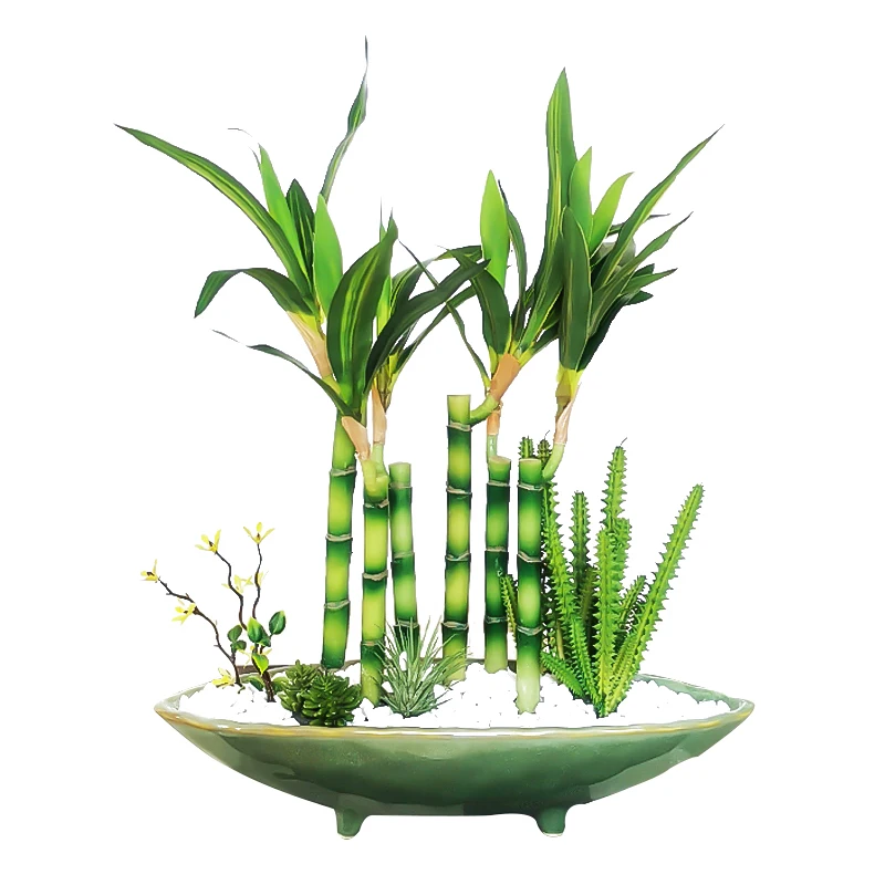 Artificial High Bamboo Plants Artificial Bamboo Decoration 31110cm
