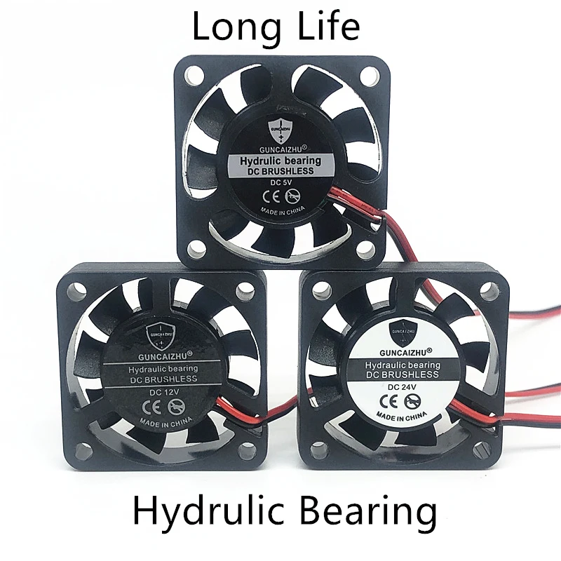 4010 Hydrulic Bearing  40MM Fan 4CM 40*40*10mm Fan For South and North Bridge Chip 3D Printer Cooling Fan DC5V 12V 24V 2pin