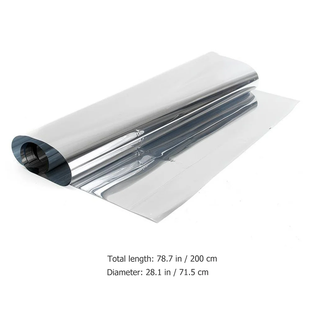 Way Mirror Film One Waterproof Window Films Bathroom Glass Blackout The Pet Static Cling For Cars window film window privacy film