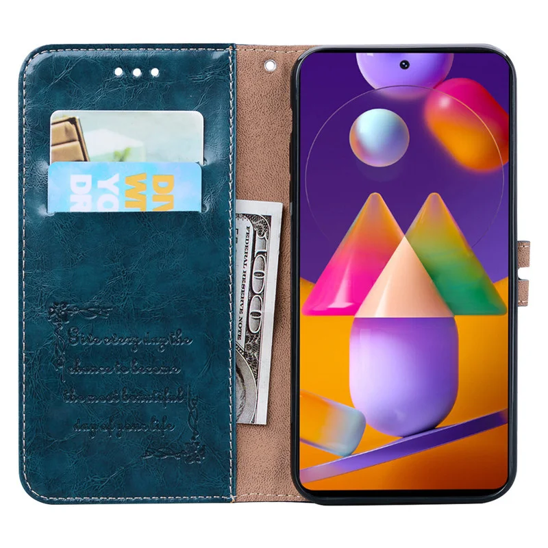 Carteira de couro Flip Case para Samsung