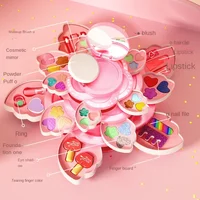 Children's Makeup Box Rotating Opening Cosmetics Toys for Little Girls Princess Makeup Set To Enhance Creativity and Imagination 4