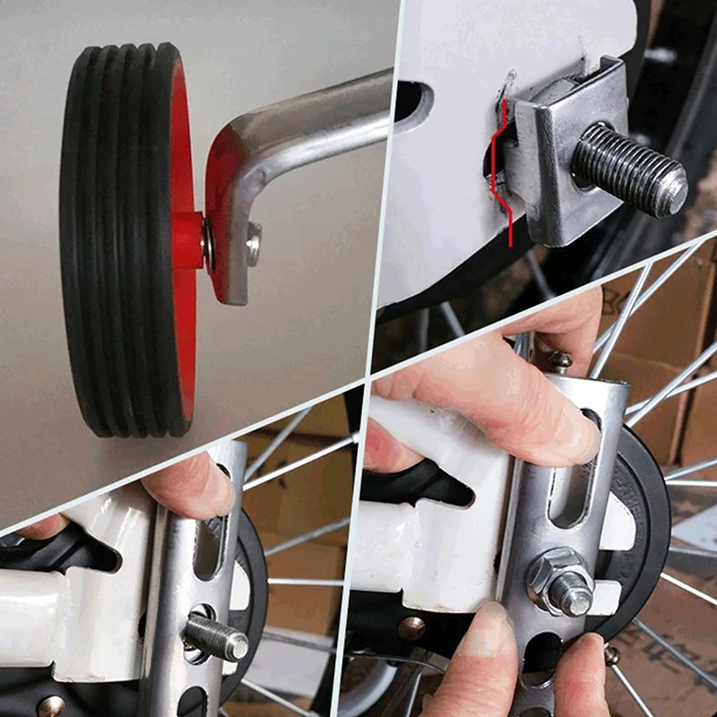 Children Bicycle Training Wheels Stabilizer 1 Pair bicycle auxiliary wheels