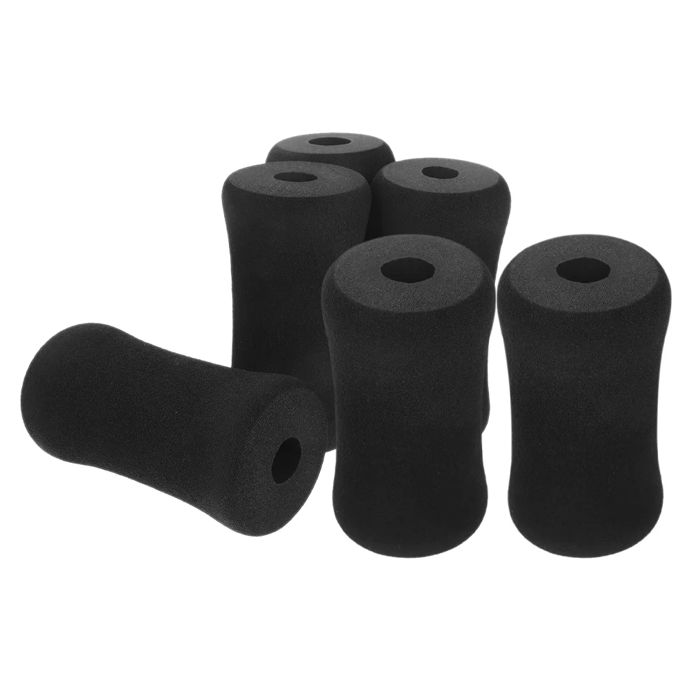

6 Pcs Ab Training Machine Sleeve Roller Buffer Tube Sport Accessories Exercise Cover Sports Leg Extension Pad Fitness