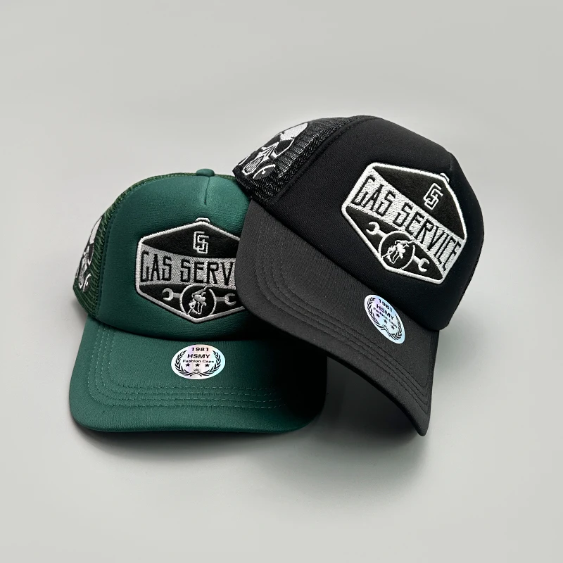 Cappellino Baseball Unisex Obenie Con Ricamo Lettera – Berretto Trucker Traspirante Mesh, Visiera Curva, Taglia Regolabile 55-59 Cm