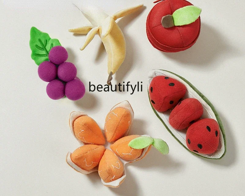 Children play house cut fruit kitchen cut chile newborn simulation educational toy baby 0-1 years old