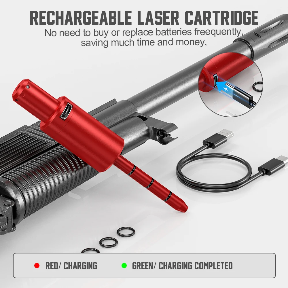 223REM multifunctional magnetic red green light trainer, dual-use for training and calibration