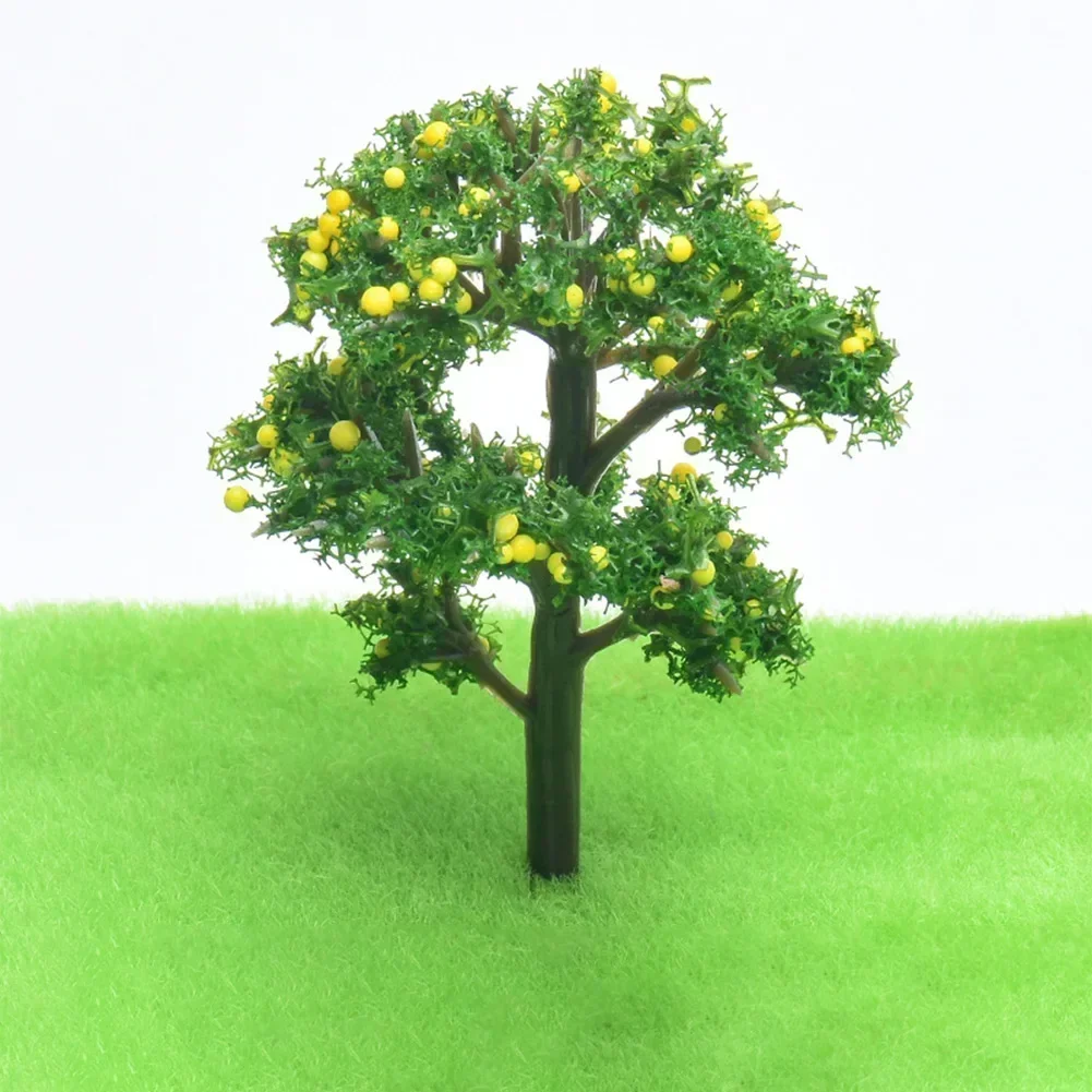 Plastic Model Train Artificial Miniature Model Tree Scenery Railroad Decoration Building Landscape Accessories Toys For Kids 5