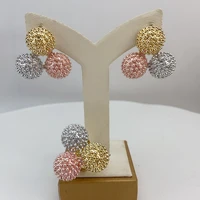 Grand collier audacieux de Style Simple brésilien, ensemble de bijoux de mariée africaine de luxe de qualité pour femmes, cadeaux de fête FHK22826 3