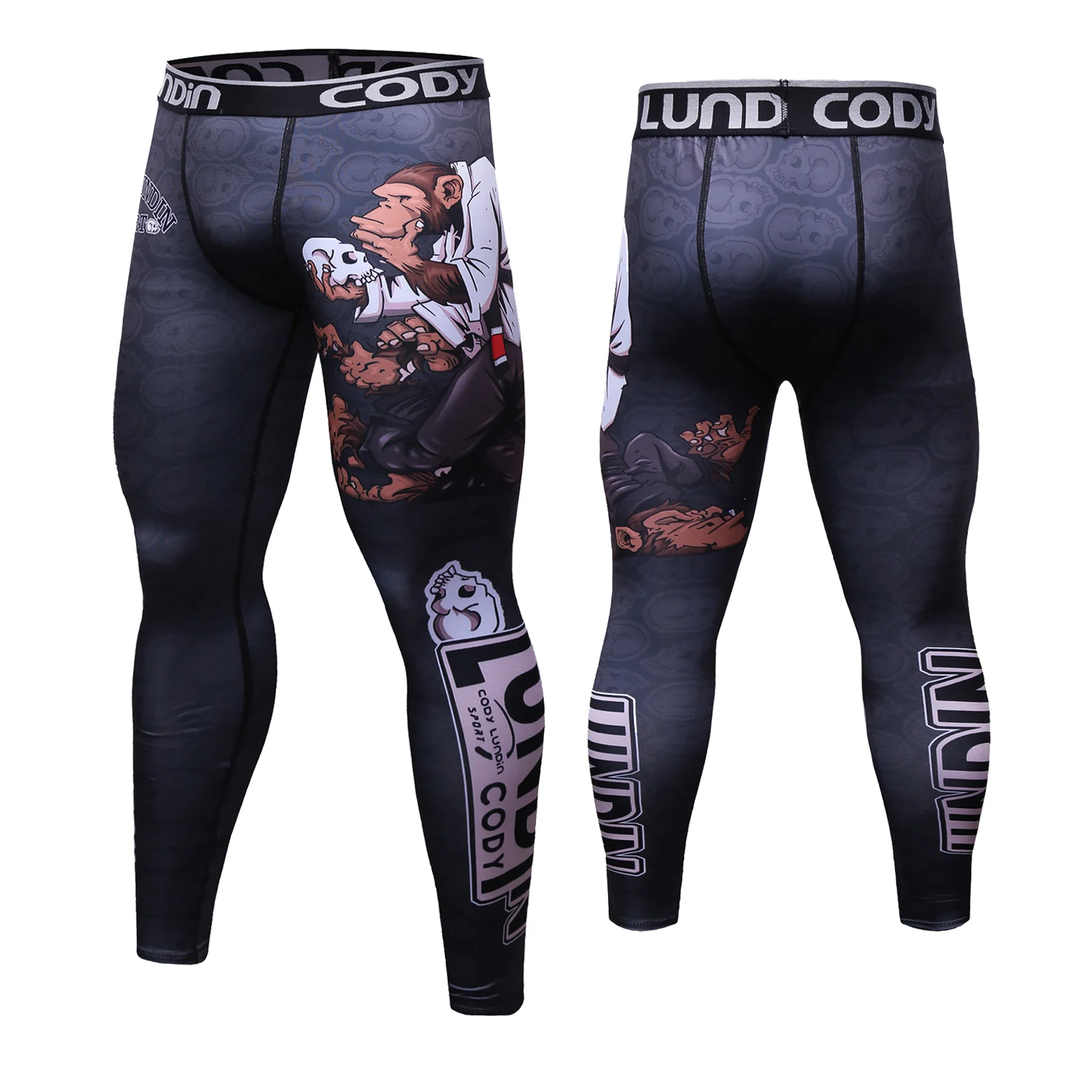 코디 룬딘 그래플링 스패츠 압축 레깅스 타이츠, 러닝 BJJ MMA 무에타이 승화 멋진 복싱 팬츠 