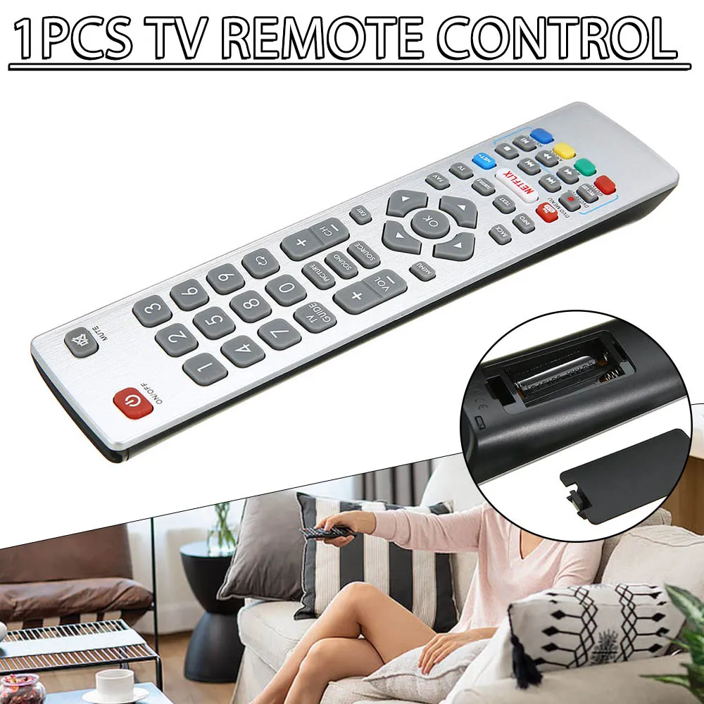 

Brand New 1pc Replacement Remote Control SHWRMC0121 For Sharp Aquos Smart TV Compatible Replacement For LC32HG5141KF