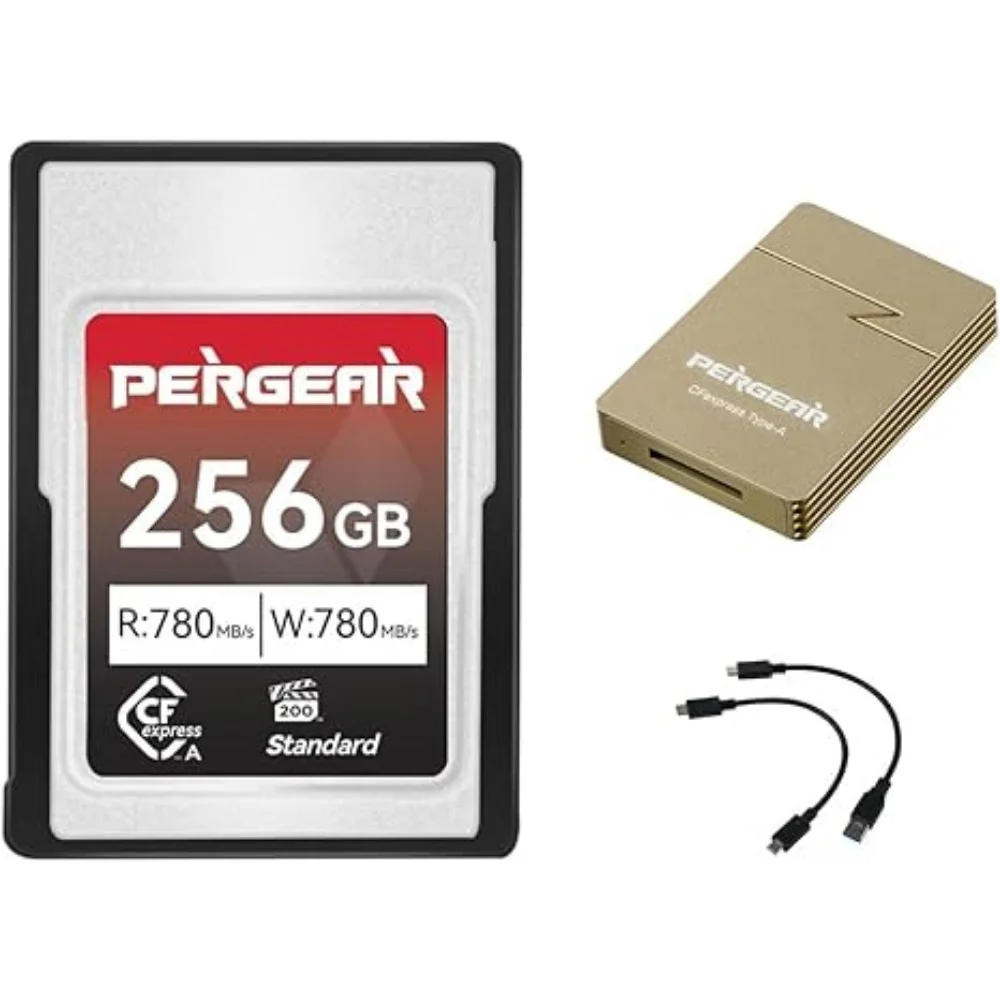 Pergear 256GB CFexpress Typ A Speicherkarte, VPG200 | 780 MB/s Lesegeschwindigkeit & 780 MB/s Schreibgeschwindigkeit für Sony Alpha- & FX-Kameras – Detail 5