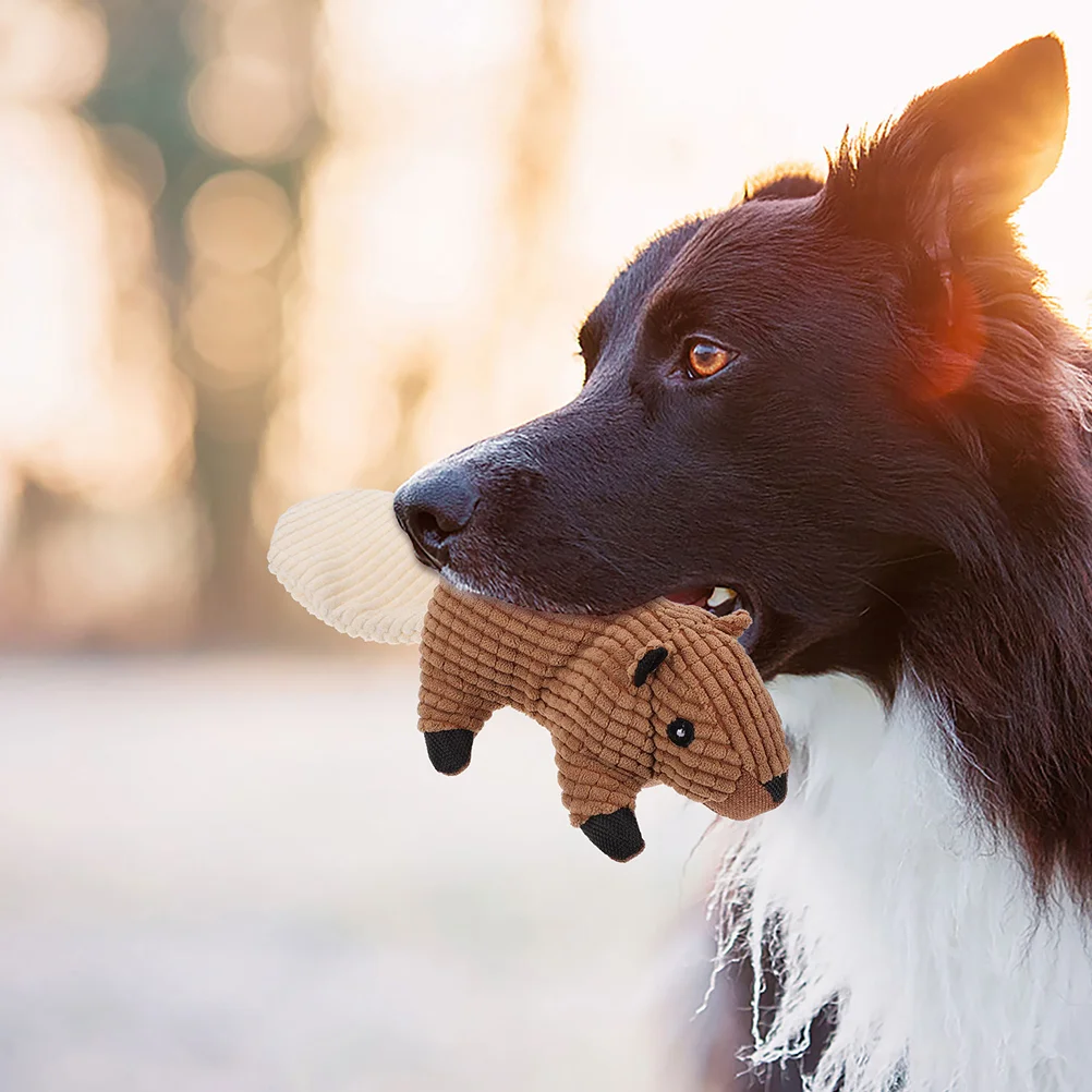

Plush Chew Small Dog Small Dog Toys for Dogs Teething Stuffed Squirrel Animal Interactive Lovely Chewing