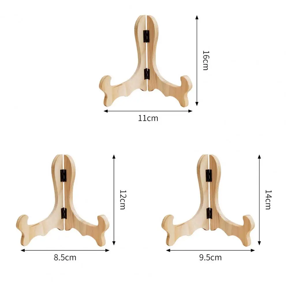 Tea Leaves Display Holder Sturdy Tea Leaves Plate Storage Rack Desktop Organizer Polished Wooden Display Stand for Cafe 6