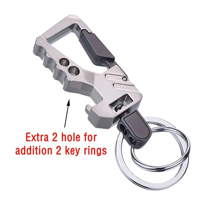 20CF 2Pieces Key chain bottle opener with key rings Heavy Duty Car