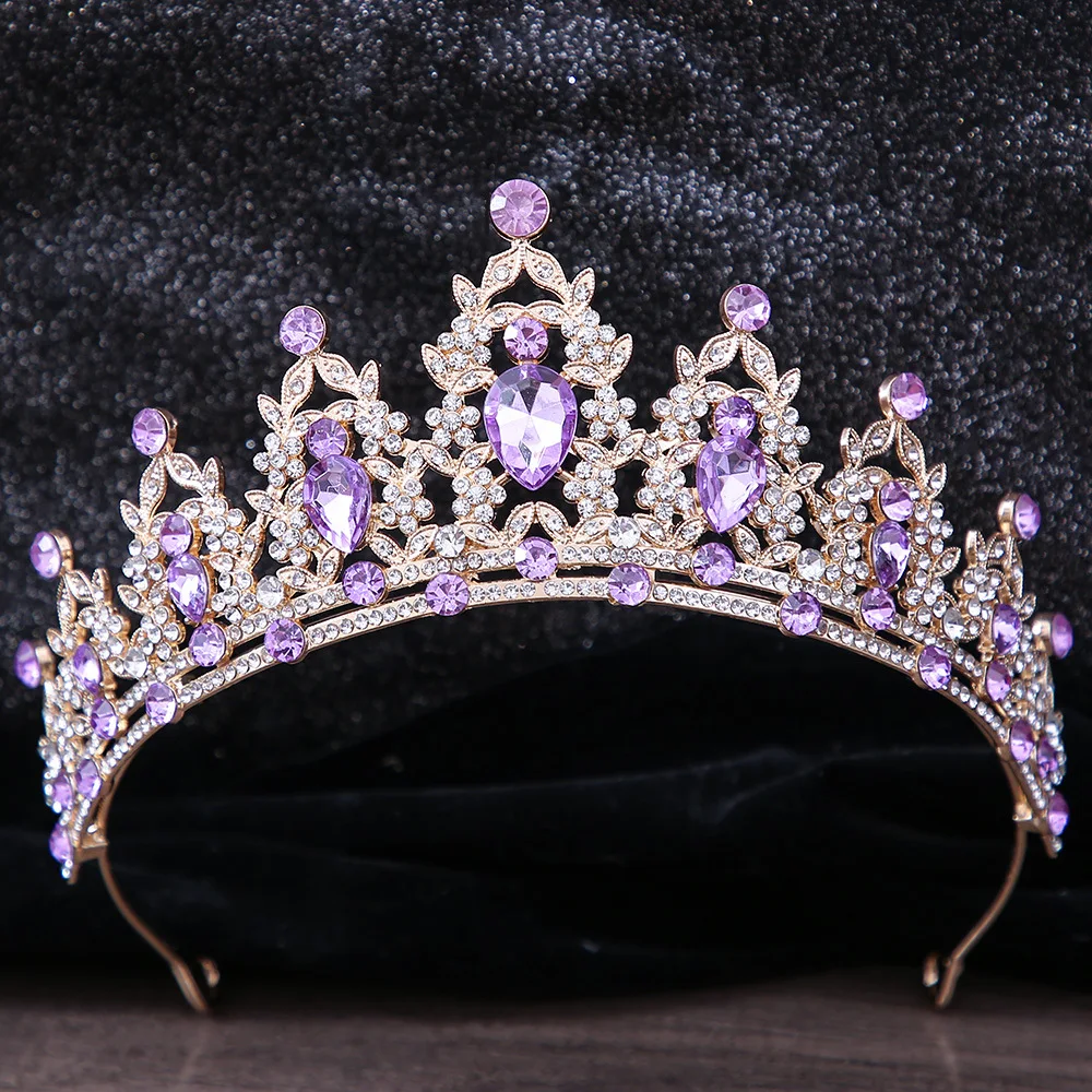 Hair accessory crystal crown tiara for women party bridal