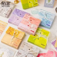 100 Sheets Notes Lab Series Retro Handbook DIY Material Light Paper Decorative Backing Paper Non-sticky Memo Decoration 1