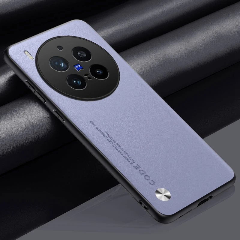 Luxury PU Leather Shockproof Phone Case - Full Protection Back Cover