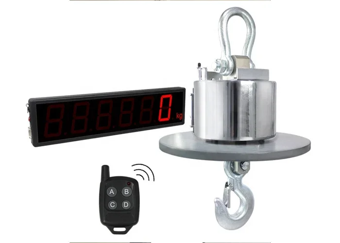 Heavy Duty 30Ton 20 Ton Digital Wireless printer Hanging Scale Crane Scale With Optional Remote Controls