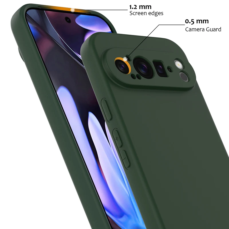 Magnetic Soft Liquid Silicone Strap Cover with Microfiber Lining