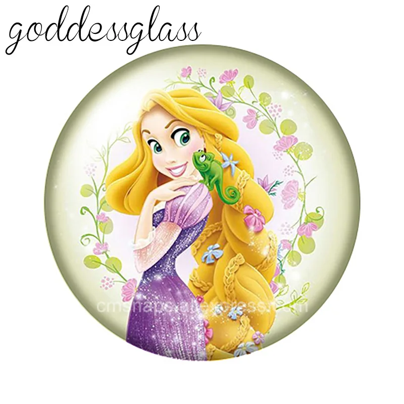 ディズニー-プリンセスラペルラプンツェル,10個,12mm/18mm/20mm