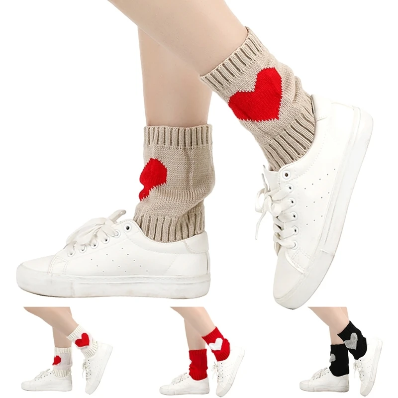 

Fashion Knit Leg Warmers for Lady Girl Short Socks Warm Slouchy Leg Covers