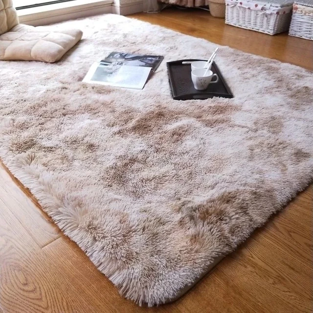Living Room Area Carpet Big Size Mat Anti-Slip Bedroom Carpet Tea table  long plush Carpets Bedroom Mats Home textile Soft rug