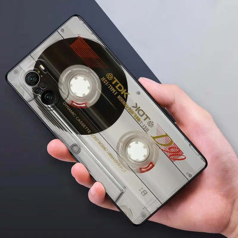 Vintage Cassette Tape Design Soft Phone Cover