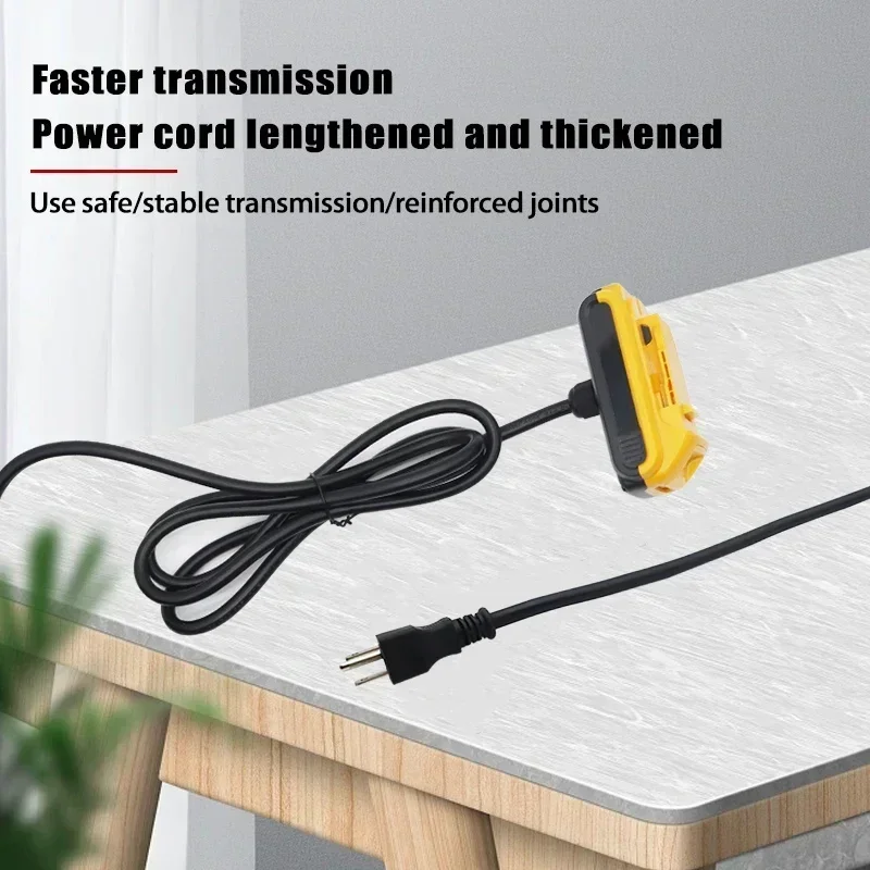 Makita 리튬 배터리 도구 용 밀워키 용 Dewalt 용 AC 110V DC 18V 20V 전원 공급 장치 변환기 어댑터 HongSong Lomvum ZhiPu
