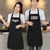 Custom Logo Waterproof Kitchen Apron for Men Women Cleaning Bib Aprons Coffee Restaurant Mandil Chef Waiter Work Pinafore 1