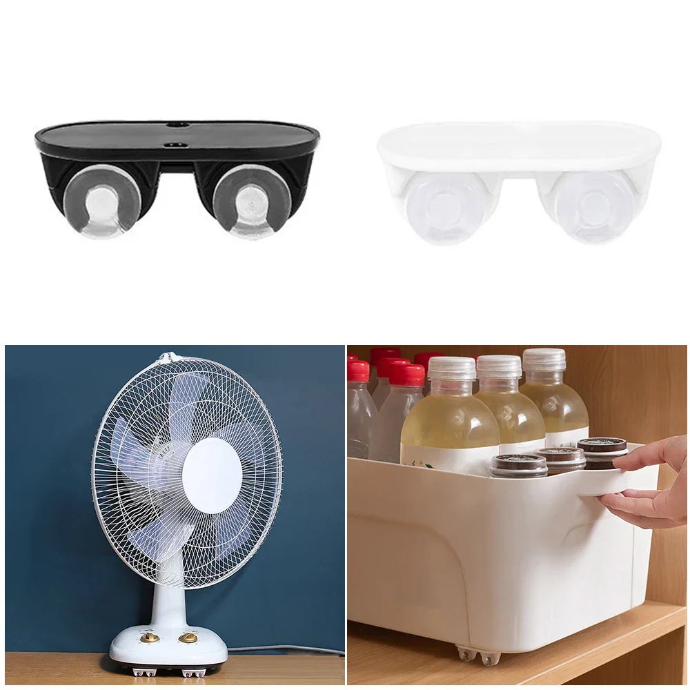 

4/8pcs Adhesive Pulley Storage Box Casters Trash Can Self-Adhesive Furniture Caster Wheel Home Silent No Scratches Box Wheels
