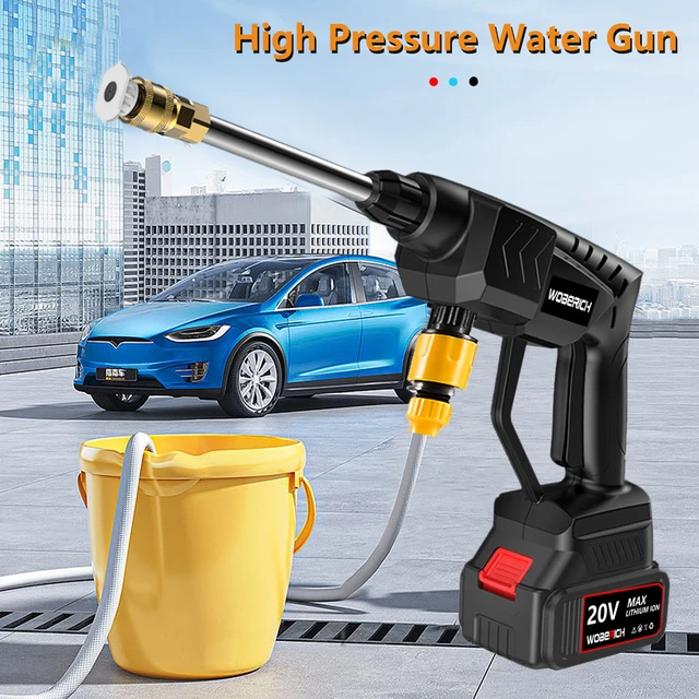 Nettoyeur haute pression sans fil 30bar, pistolet à eau de pulvérisation,  lave-auto, Machine de nettoyage d'eau à pression pour batterie Makita 18V -  AliExpress