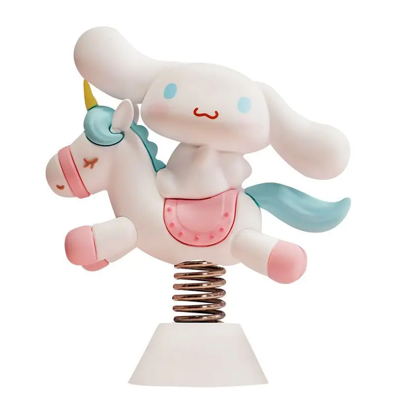 

Miniso Genuine Sanrio Carousel the Hokey Pokey Series desktop Decoration Gemini Melody Cinnamoroll Fashion Play Hand Office