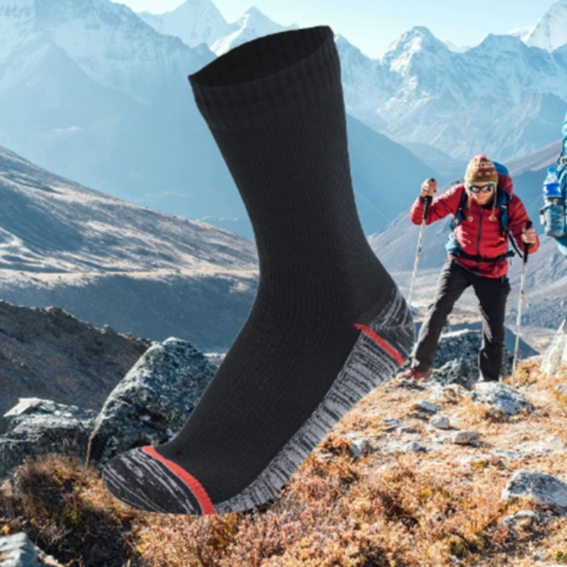 

1 Pair Waterproof Socks, Moisture Wicking Waterproof Socks for Men & Women