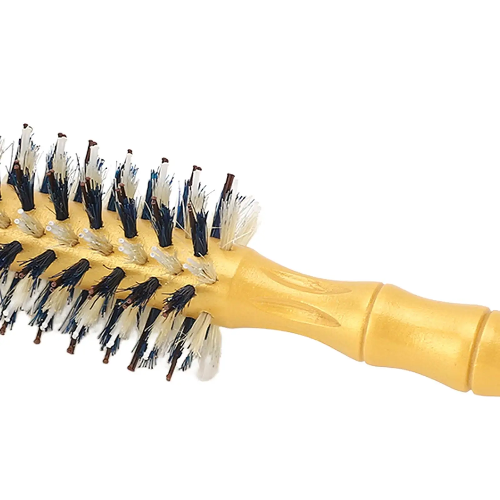 Ergonomic Round for hair Brush for Salon: Imitation Bristle, Portable & Safe