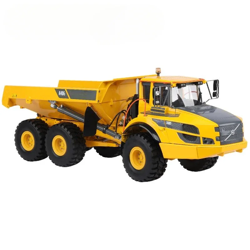 DOUBLE E E017 RC Truck 1/16 A40G Electric Metal Remote Control Articulated Truck Model 2.4G Remote Control Truck Boy Toy Gift 6