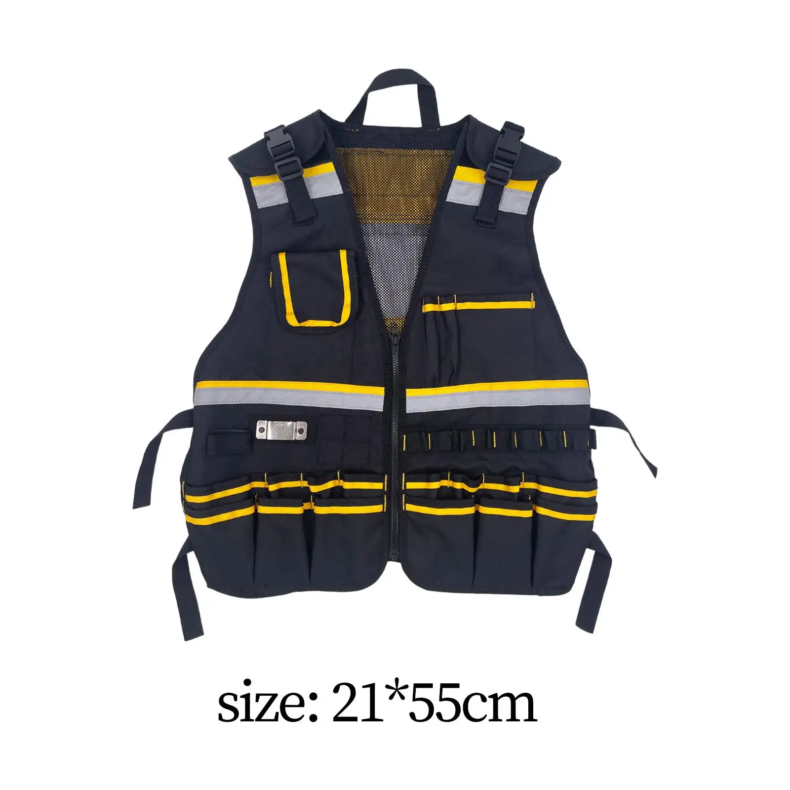 Electrician Tool Vest Oxford Cloth Tool Vest for Engineer Architect Home DIY
