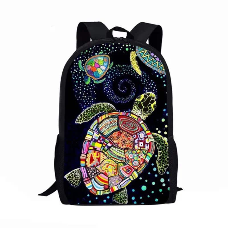 

Sea Turtle Pattern Students Children School Bag Girls Boys Backpack Women Men Casual Travel Rucksacks Teenager Daily Backpacks