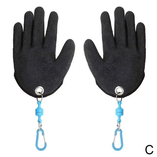 1Pcs Fishing Catching Gloves Protect Hand From Puncture Scrapes