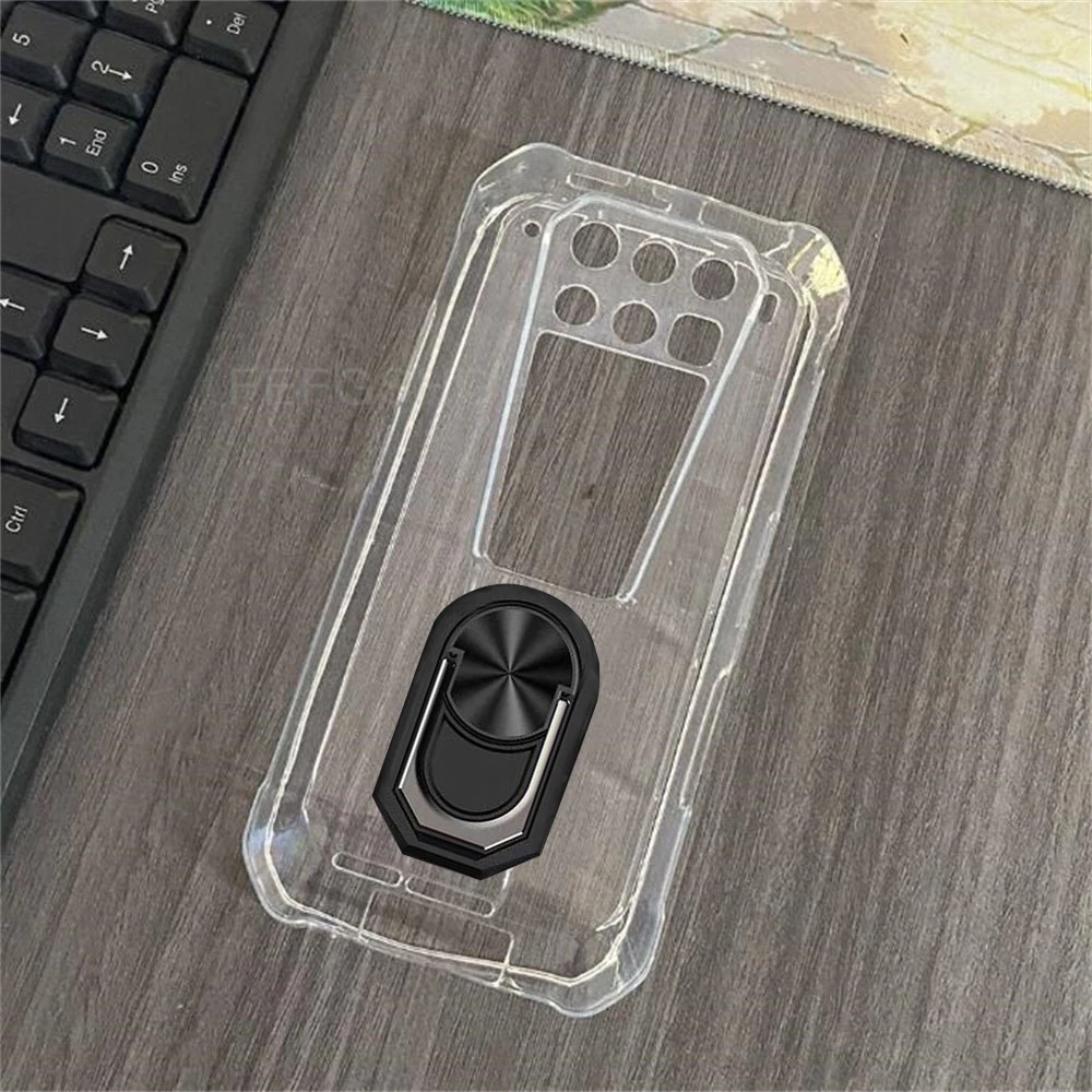 Durable TPU Silicone Phone Case with Back Ring Holder