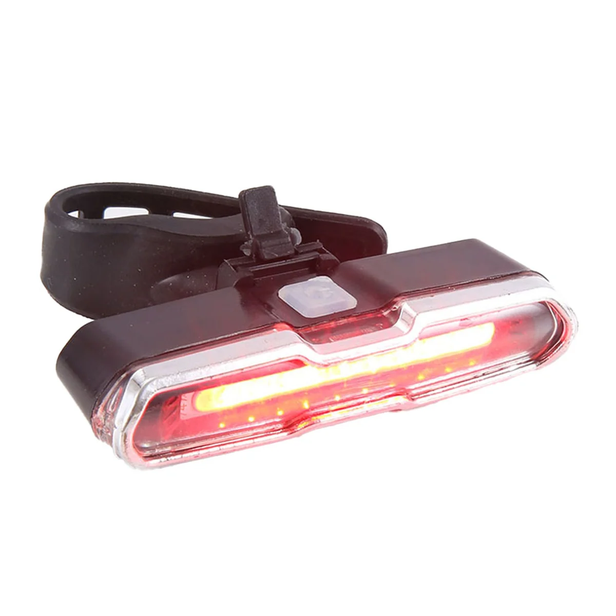 LED Bike Tail Light Red & Blue USB Rechargeable Waterproof Super Bright Multipurpose Emergency Light XQ