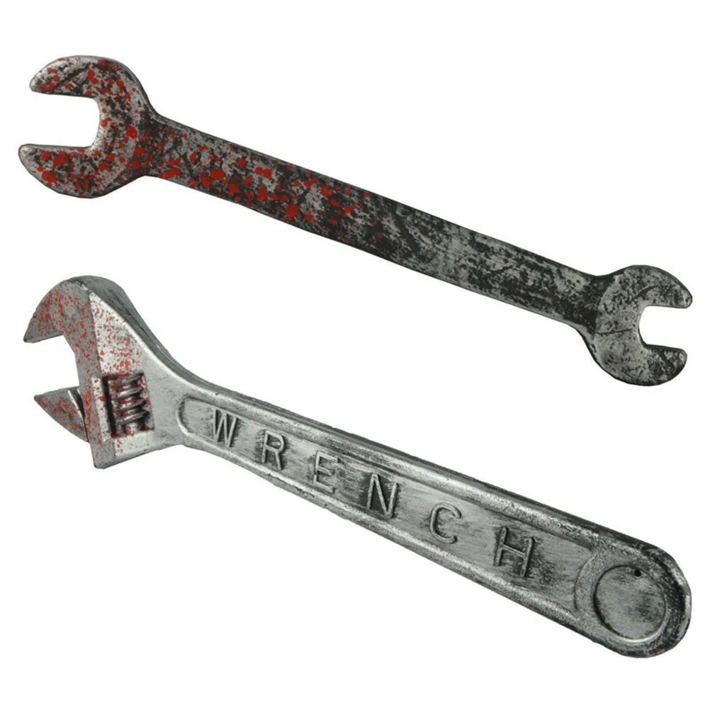 

Horror Birthday Decorations Halloween Costume Prop Bloody Wrench Party Wrench Prop Halloween Wrench Prop Lifelike Gag Toy