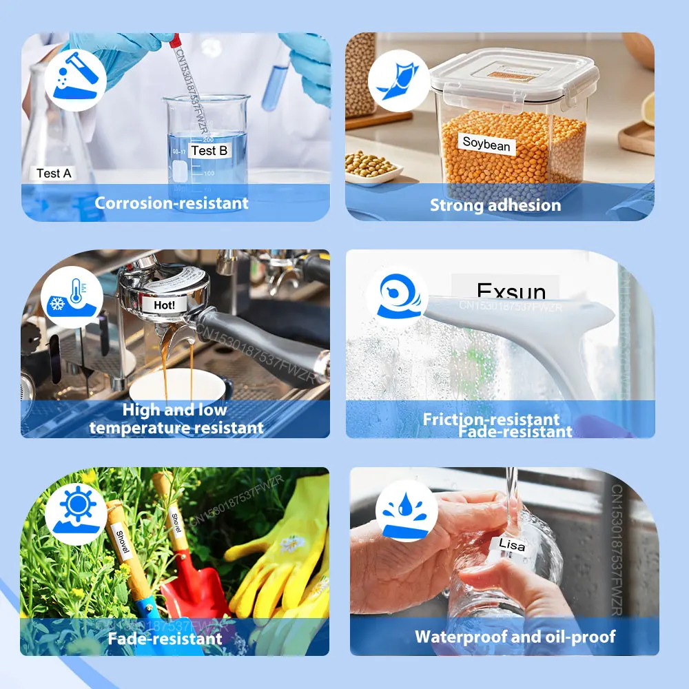 브라더 테이프 24mm TZe261 호환 라미네이트 라벨 테이프 TZe 261 TZe161 TZe661 (브라더 PT 라벨 메이커용) 1팩