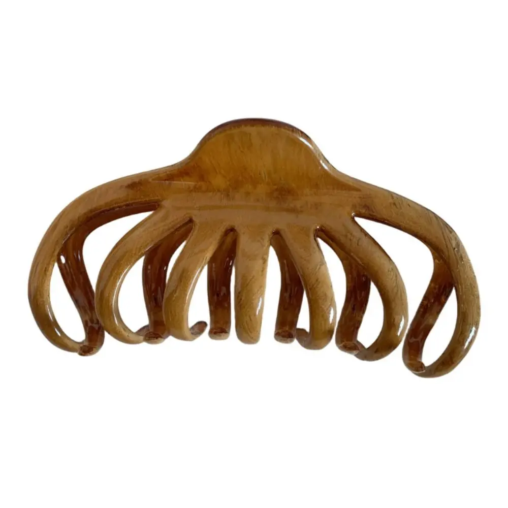 

Maillard Style Large Hair Claw Creative Headwear Oil Painting Shark Clip Grab Clip Geometry Plastic Hair Clip Travel