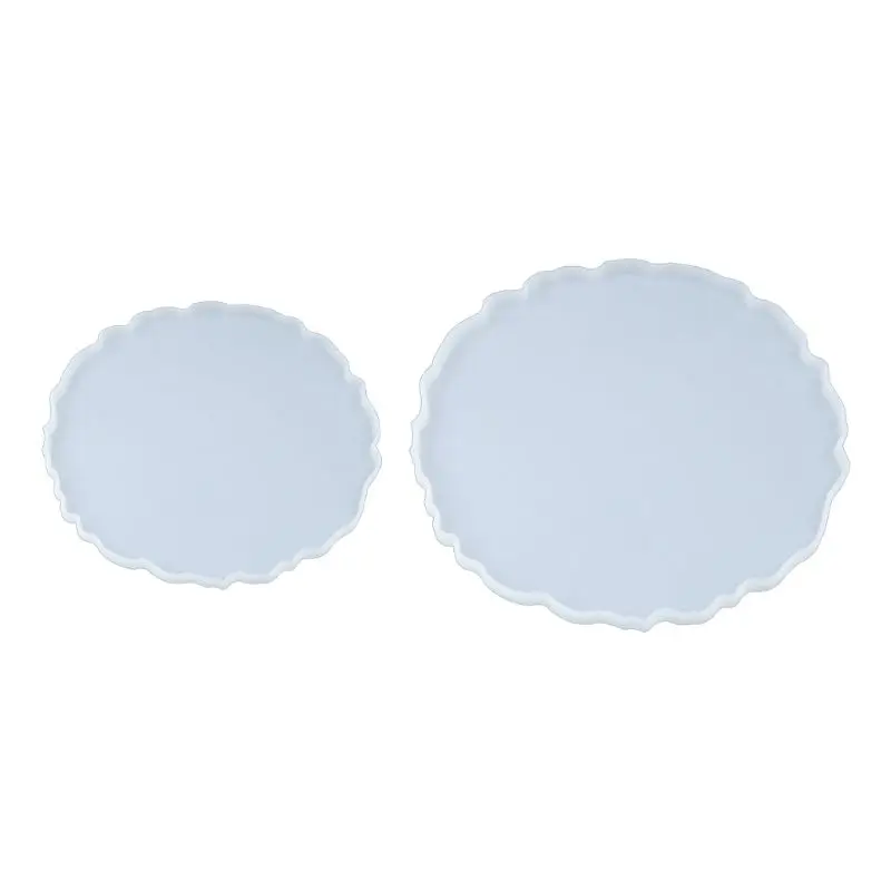 

Round Tray Silicone Mold Fruit Plate Casting Mold Serving Borad Crystal Mould