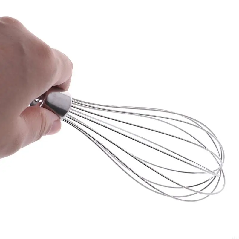 MOLF Stainless Steel Egg Beater Milk Beater Milk Frother Rotating Push Whisk
