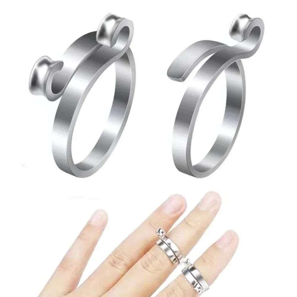 2Pcs Adjustable Knitting Crochet Hook Knitting Yarn Guide Fingers Beginner Loops Crochet Tool Thread Loops Sewing Tool