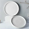 Ceramic Plate White Square Round Western Food Plate Dinner Plate Tableware Multifunctional Storage Tray Home Kitchen Supplies 4