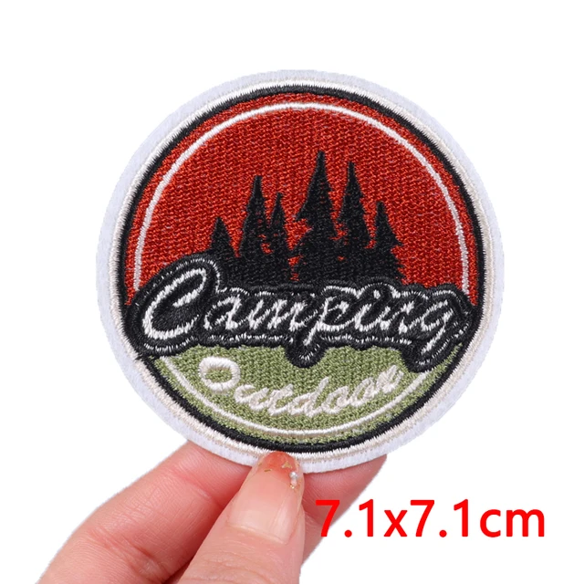 Hot Iron On Patches Scenic Travel Outdoor Collection Commemorative  embroidery DIY decorated clothes shoes hats patch badges - AliExpress